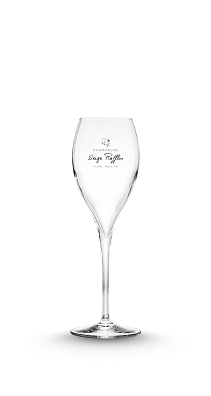 Champagne Serge Rafflin 6 Flûtes Opale LEHMANN 16 cl